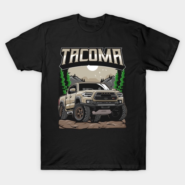 Toyota Tacoma TRD T-Shirt by squealtires